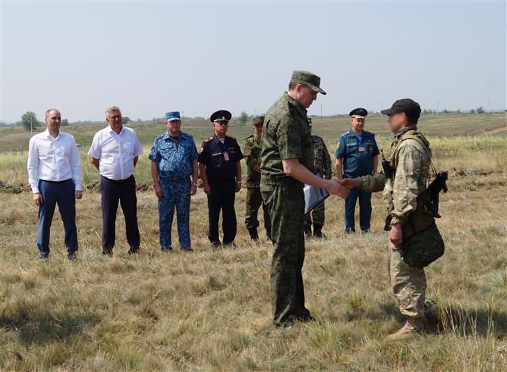 В Оренбуржье сотрудники Росгвардии приняли участие в тактико-специальном учении антитеррористической направленности