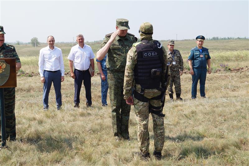 В Оренбуржье сотрудники Росгвардии приняли участие в тактико-специальном учении антитеррористической направленности