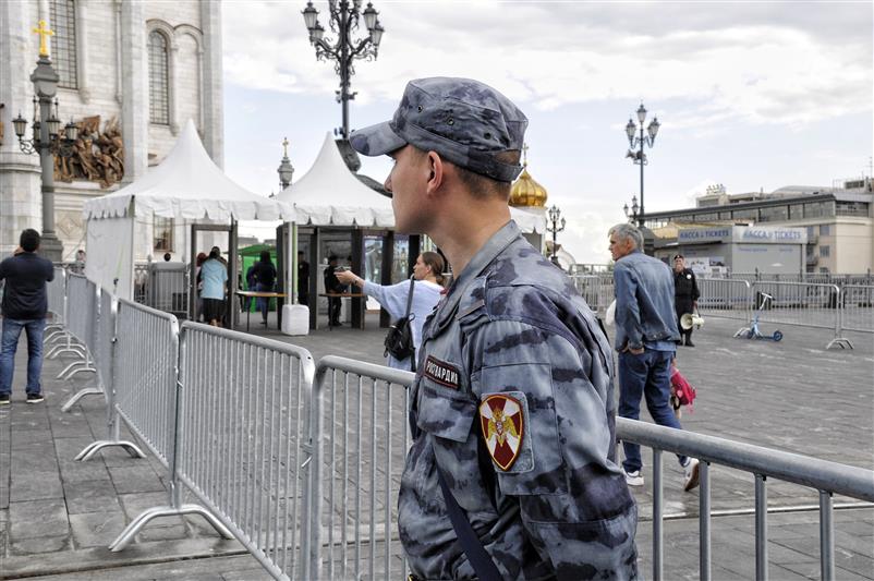 Росгвардейцы обеспечат безопасность паломников во время пребывания в Москве мощей святых Петра и Февронии