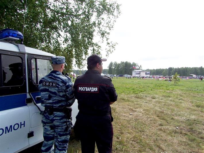 Сотрудники Росгвардии обеспечили правопорядок во время трехдневного международного этнофестиваля в Зауралье