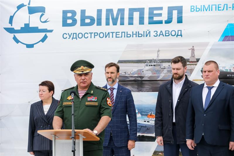 В Ярославской области состоялся спуск второго катера проекта «Грачонок», построенного для Росгвардии