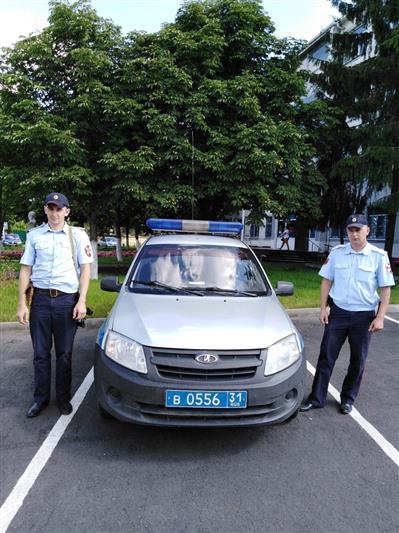 В Белгороде росгвардейцы совместно с полицией задержали подозреваемого в угоне автомобиля