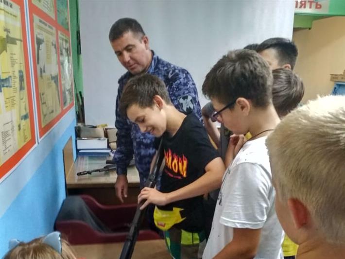 Мероприятия в рамках акции «Каникулы с Росгвардией» прошли на Кубани