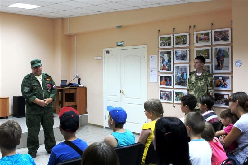 Зауральские росгвардейцы провели Урок мужества для юных земляков