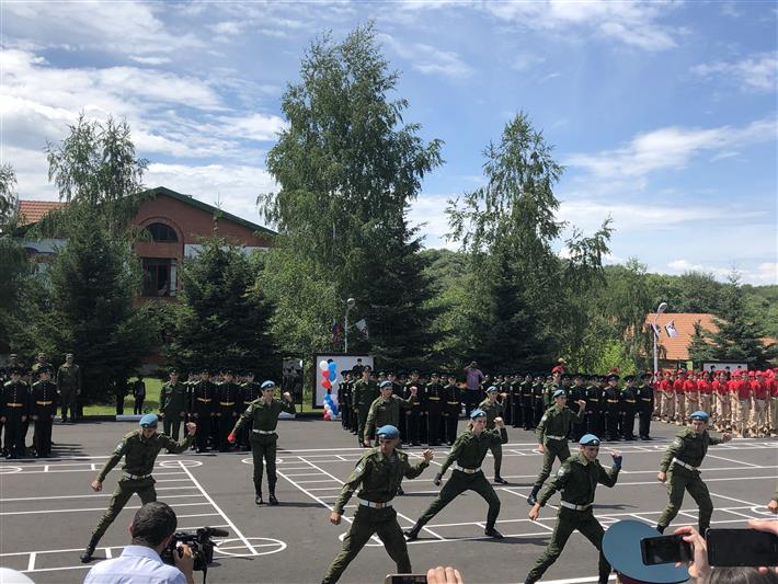 Росгвардейцы приняли участие в  мероприятии, посвященном 25-летию Горского кадетского корпуса им. А.Д. Цороева 
