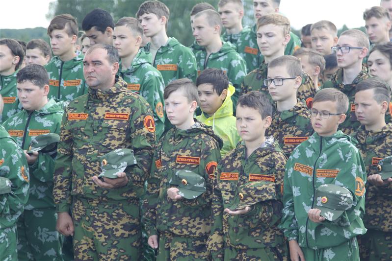 В Военно-историческом лагере «Бородино-2019» открылась смена для кадет из России и Белоруссии