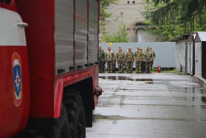 В Иванове сотрудники Росгвардии и МЧС провели совместные пожарно-тактические учения