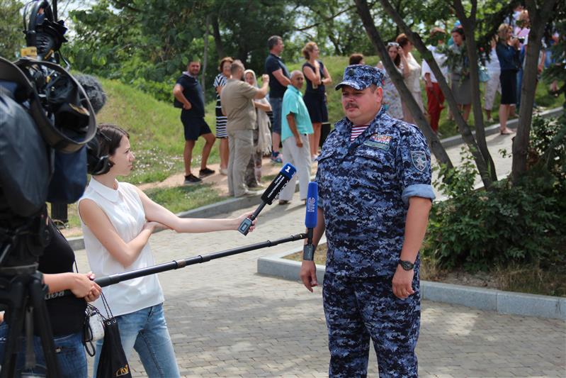 В Севастополе росгвардейцы приняли участие в митинге в память Павла Степановича Нахимова