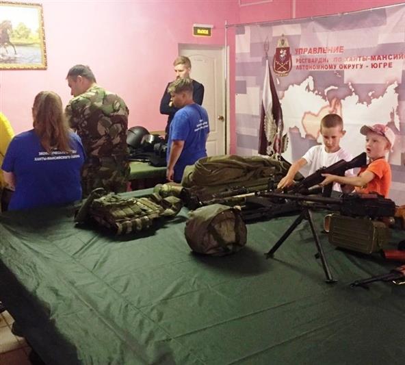 Югорские росгвардейцы присоединились к военно-патриотической акции 
