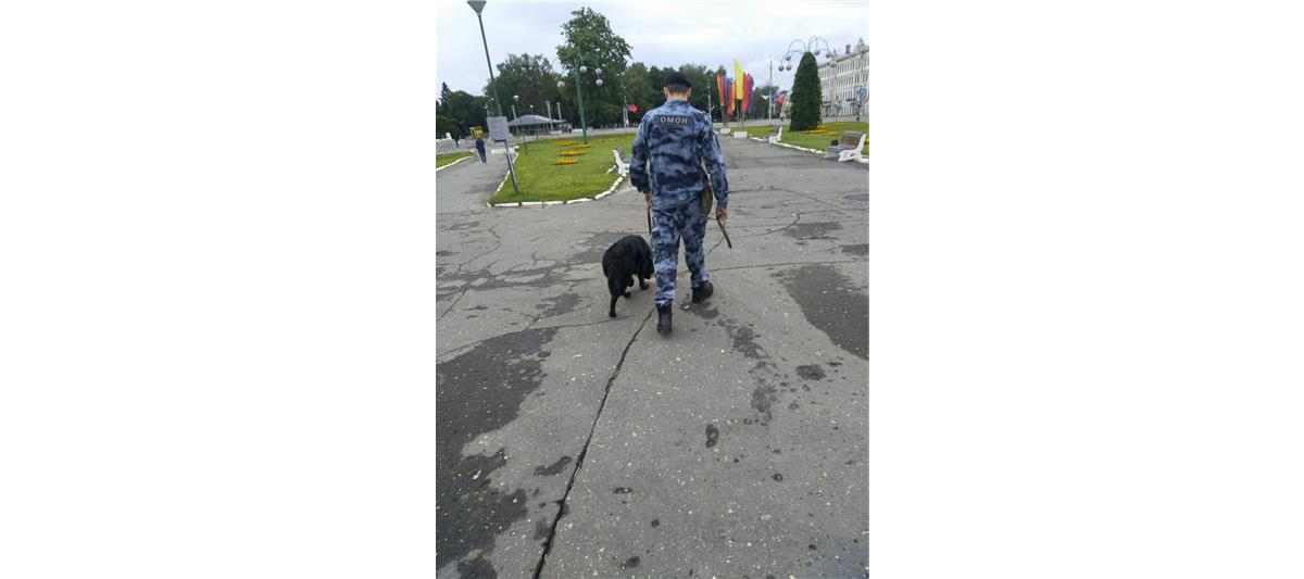 Военнослужащие и сотрудники Росгвардии обеспечили правопорядок во время празднования 872-годовщины со дня образования Вологды
