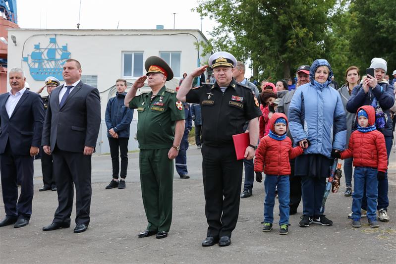 Состоялся спуск на воду третьего катера проекта «Грачонок» для Росгвардии