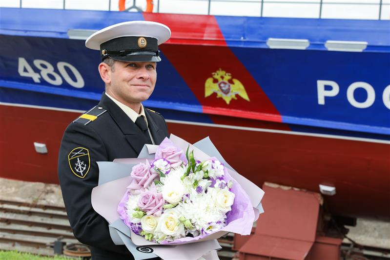 Состоялся спуск на воду третьего катера проекта «Грачонок» для Росгвардии