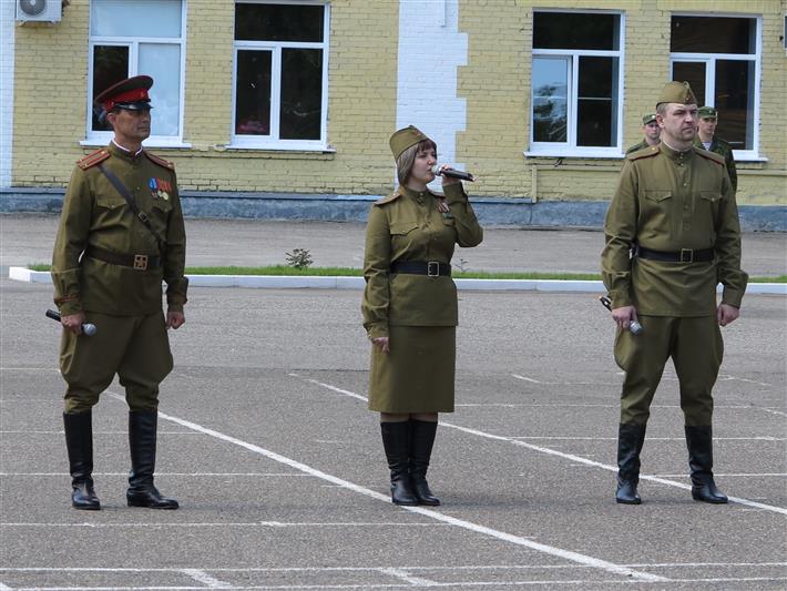 В северском соединении Росгвардии прошло торжественное мероприятие, посвященное открытию Аллеи Славы