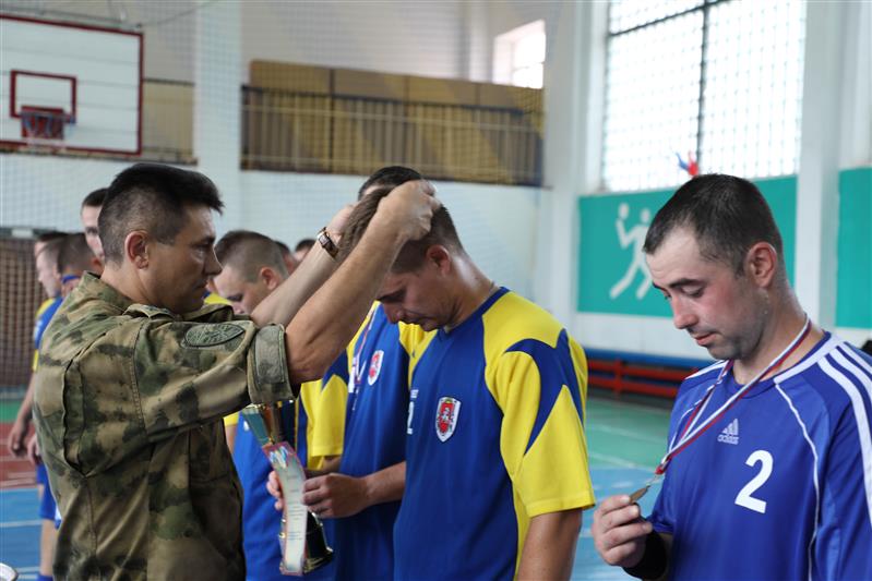 В крымском соединении Росгвардии состоялся турнир по мини-футболу, приуроченный к 100-летию со дня рождения Михаила Калашникова 