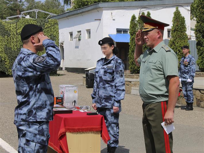 В ставропольском ОМОН отметили 27-ю годовщину со дня сформирования подразделения