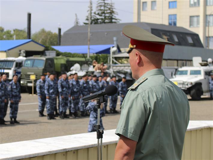 В ставропольском ОМОН отметили 27-ю годовщину со дня сформирования подразделения