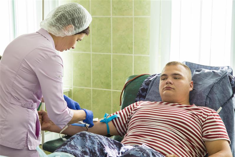 Росгвардейцы сдали кровь для нужд медицинских учреждений Тульской области 