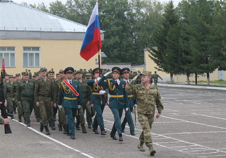 В северском соединении Росгвардии прошел митинг, посвященный памяти военнослужащих, погибших при исполнении воинского долга 
