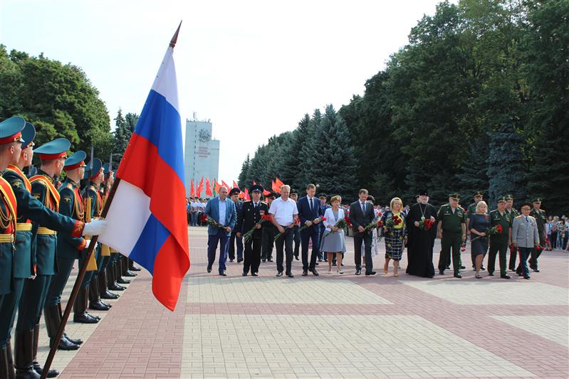 Росгвардия приняла участие в праздновании 76-й годовщины победы в Курской битве