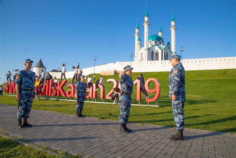 Росгвардия и полиция обеспечили безопасность чемпионата WorldSkills в Казани