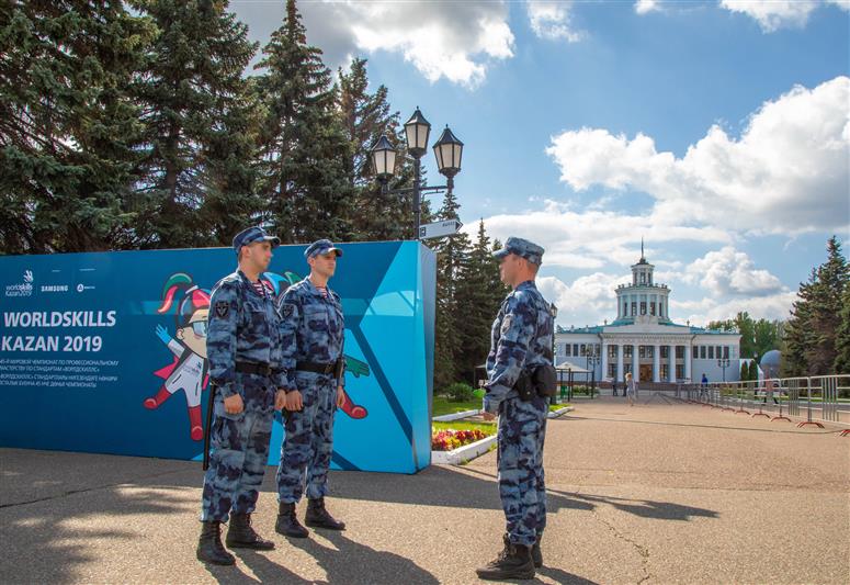 Росгвардия и полиция обеспечили безопасность чемпионата WorldSkills в Казани
