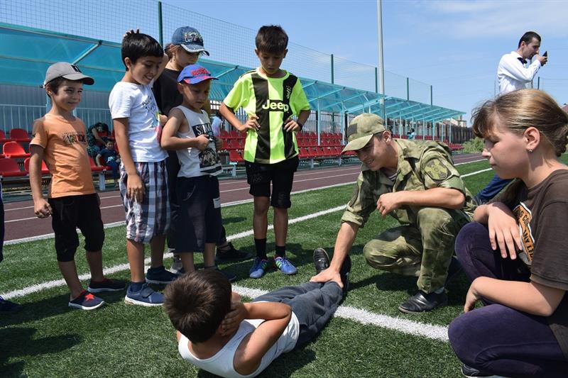 Акция «День спорта с Росгвардией» проходит в Дагестане 