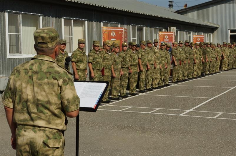 В Объединенной группировке войск (сил) на Северном Кавказе прошло мероприятие ко Дню государственного флага 