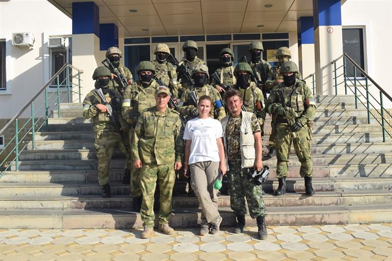 Съёмочная группа телекомпании НТВ побывала в каспийском ОМОН «Скорпион»