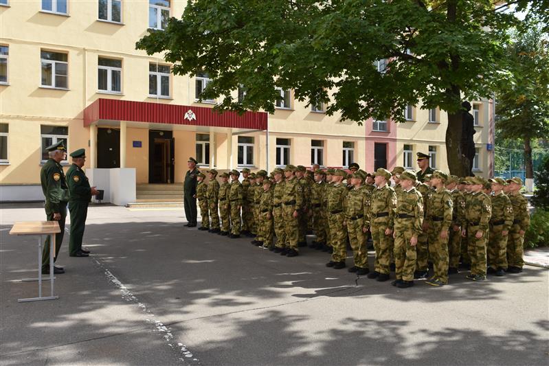 В МПКУ завершились недельные сборы воспитанников набора 2019 года