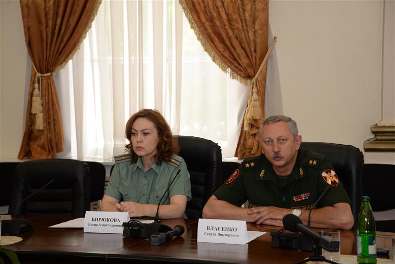 В Ессентуках состоялся брифинг, посвященный началу новой акции Росгвардии «Краповый десант» 