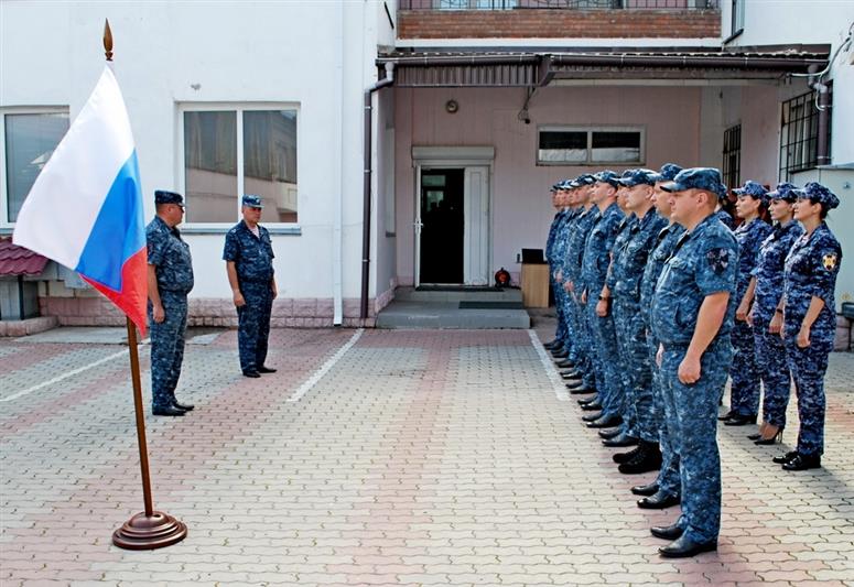 В Южном округе Росгвардии отметили День Государственного флага Российской Федерации