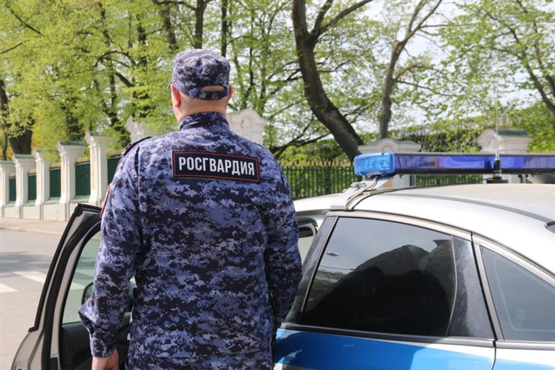 Нарядом вневедомственной охраны Росгвардии в Павловске задержан подозреваемый в совершении особо тяжкого преступления