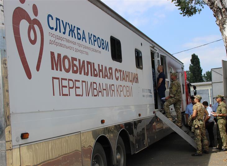 Североосетинские росгвардейцы приняли участие в донорской акции