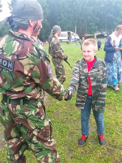 Бойцы тюменского ОМОН провели мероприятие по патриотическому воспитанию