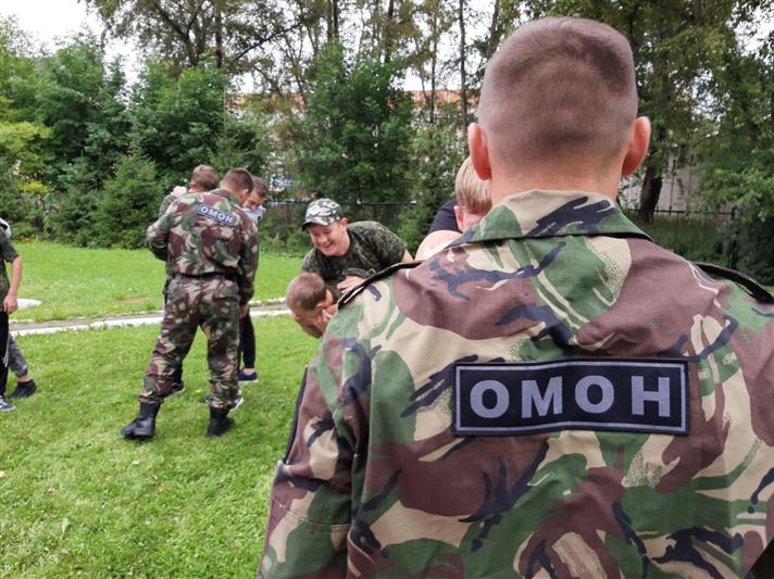 Бойцы вологодского ОМОН приняли участие в патриотической акции