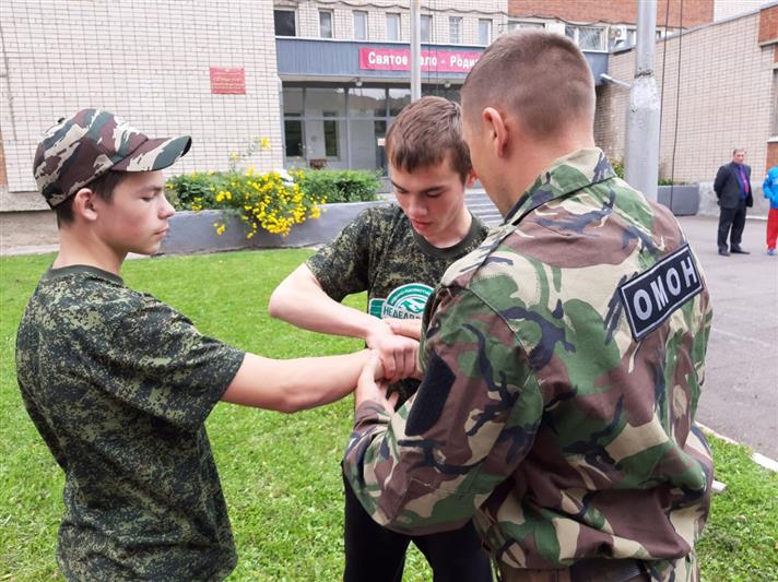 Бойцы вологодского ОМОН приняли участие в патриотической акции