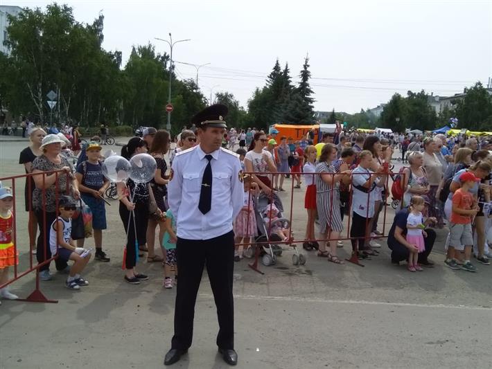 Росгвардия совместно с полицией обеспечили  правопорядок  во время празднования 340-летия города Кургана
