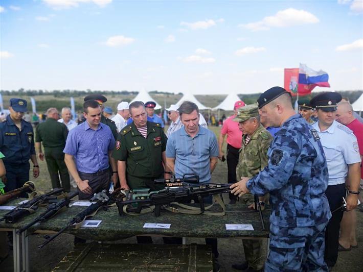 Росгвардейцы приняли участие в военно-историческом фестивале в честь годовщины освобождения Ростовской области от немецко-фашистских захватчиков