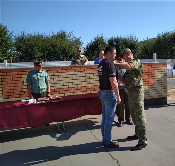 В калачевской бригаде Росгвардии прошло памятное мероприятие, посвященное 20-летию разгрома боевиков, вторгшихся в Дагестан