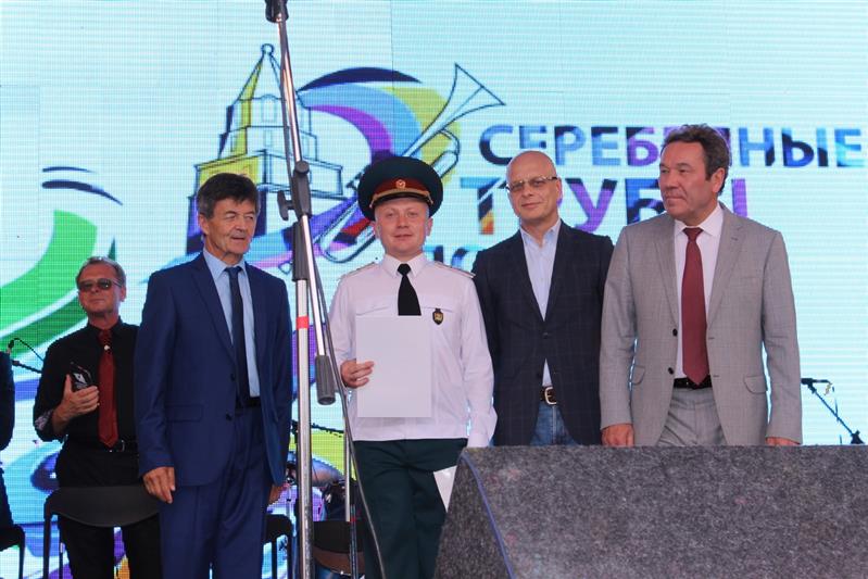 Музыканты Росгвардии выступили на международном фестивале "Серебряные трубы Поволжья"