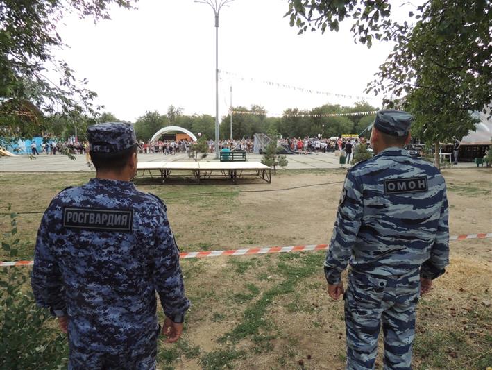 Росгвардейцы выполнили задачи по охране общественного порядка и обеспечению общественной безопасности в период массовых мероприятий в Элисте