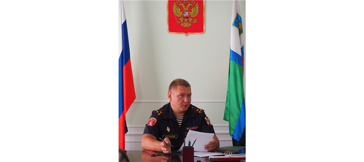 В Белгороде начальник областного управления Росгвардии провел личный приём граждан