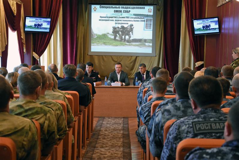 Врио губернатора Курской области посетил территориальное управление Росгвардии