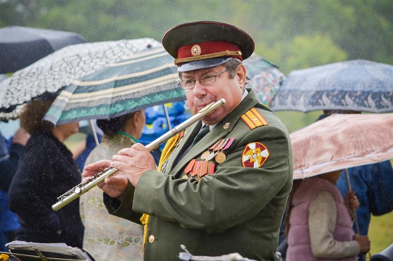 Оркестр воинской части Приволжского округа Росгвардии выступил на военно-патриотическом фестивале в Пензе 