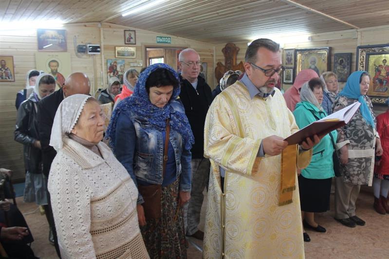 Праздник Успения Пресвятой Богородицы в строящемся главном храме Росгвардии