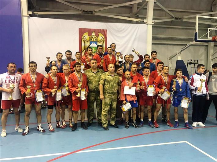 Определились победители чемпионата Северо-Кавказского округа Росгвардии по самбо
