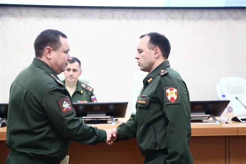 Офицеры Росгвардии приняли участие в «суворовских чтениях» в Военном университете Минобороны России