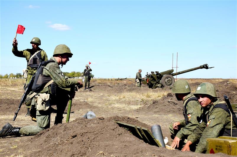 В Ростовской области стартовал финальный этап конкурса профессионального мастерства и полевой выучки офицеров артиллерии Росгвардии