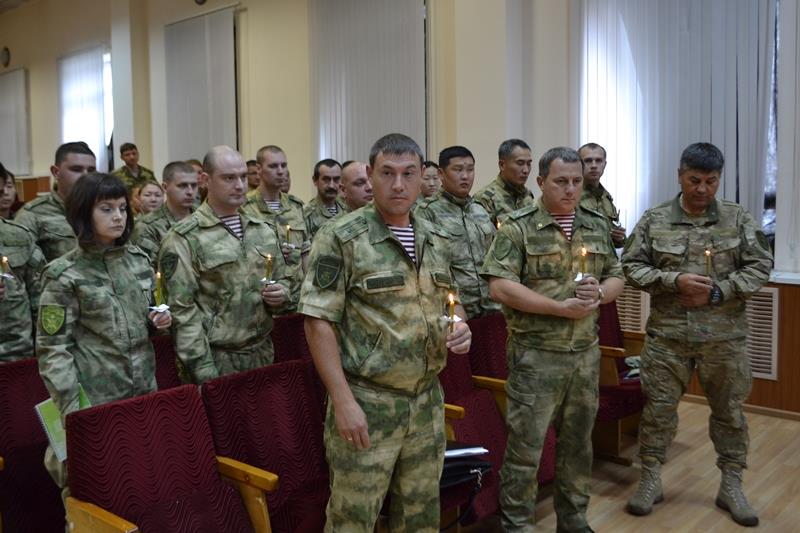 В Восточном округе Росгвардии прошли мероприятия, приуроченные ко Дню солидарности в борьбе с терроризмом