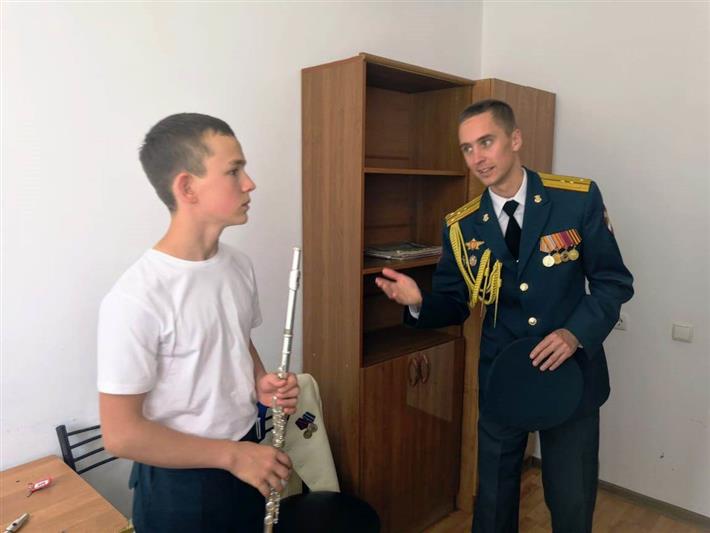 Военный оркестр Северо-Кавказского округа Росгвардии выступил с концертами в Кабардино-Балкарии